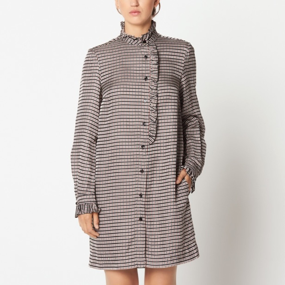 Sandro Checkered Dress
